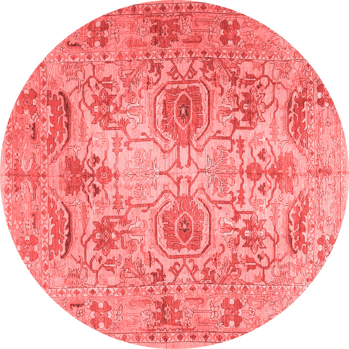 Machine Washable Persian Red Traditional Rug, wshtr2946red