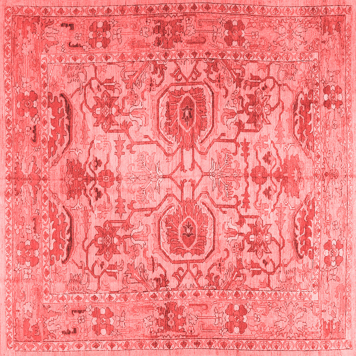 Machine Washable Persian Red Traditional Rug, wshtr2946red