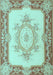 Medallion Light Blue French Rug, tr2947lblu