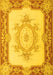 Medallion Yellow French Rug, tr2947yw