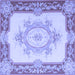 Square Medallion Blue French Rug, tr2947blu