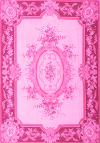 Medallion Pink French Rug, tr2947pnk