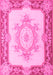 Medallion Pink French Rug, tr2947pnk