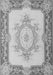 Medallion Gray French Rug, tr2947gry