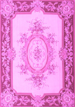 Medallion Purple French Rug, tr2947pur