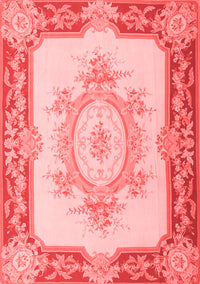 Medallion Red French Rug, tr2947red