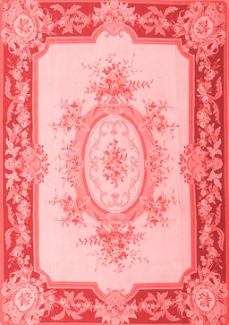 Medallion Red French Area Rugs