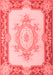 Medallion Red French Area Rugs