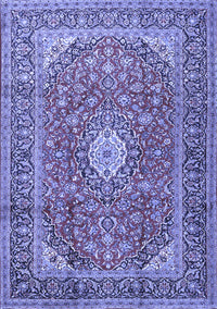 Medallion Blue Traditional Rug, tr2948blu