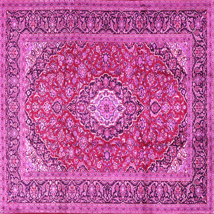 Square Medallion Pink Traditional Rug, tr2948pnk