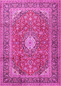 Medallion Pink Traditional Rug, tr2948pnk