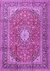 Medallion Purple Traditional Rug, tr2948pur