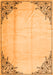 Persian Orange Traditional Rug, tr2949org