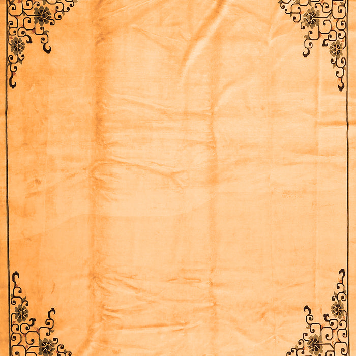Persian Orange Traditional Rug, tr2949org