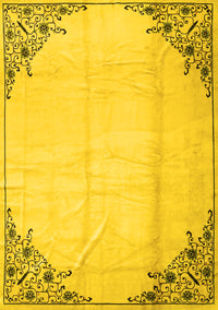 Persian Yellow Traditional Rug, tr2949yw