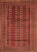 Southwestern Brown Country Rug, tr294brn