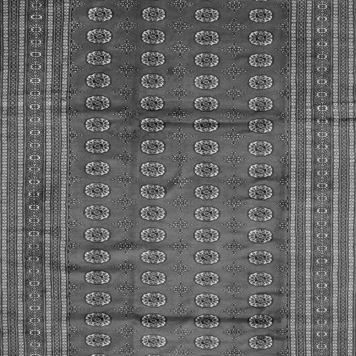 Serging Thickness of Machine Washable Southwestern Gray Country Rug, wshtr294gry
