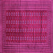 Square Southwestern Pink Country Rug, tr294pnk