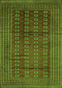 Southwestern Green Country Rug, tr294grn