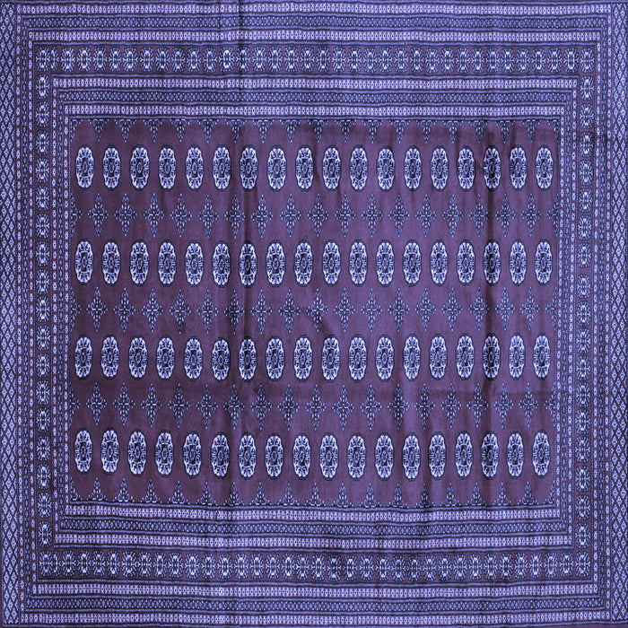 Square Southwestern Blue Country Rug, tr294blu