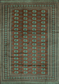 Southwestern Turquoise Country Rug, tr294turq