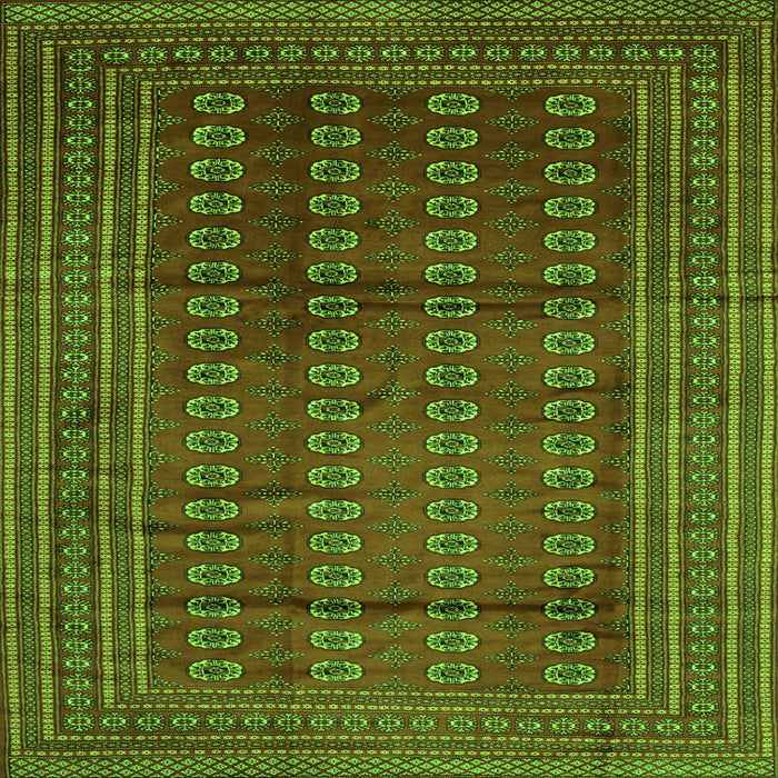 Serging Thickness of Southwestern Green Country Rug, tr294grn