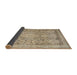 Sideview of Traditional Dark Almond Brown Persian Rug, tr2950