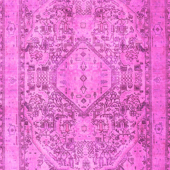 Machine Washable Persian Pink Traditional Rug, wshtr2950pnk