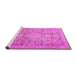 Sideview of Machine Washable Persian Pink Traditional Rug, wshtr2950pnk