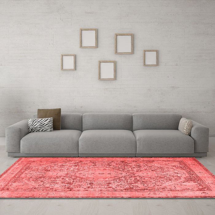 Traditional Red Washable Rugs