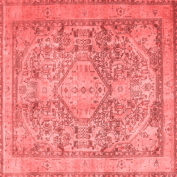 Machine Washable Persian Red Traditional Rug, wshtr2950red