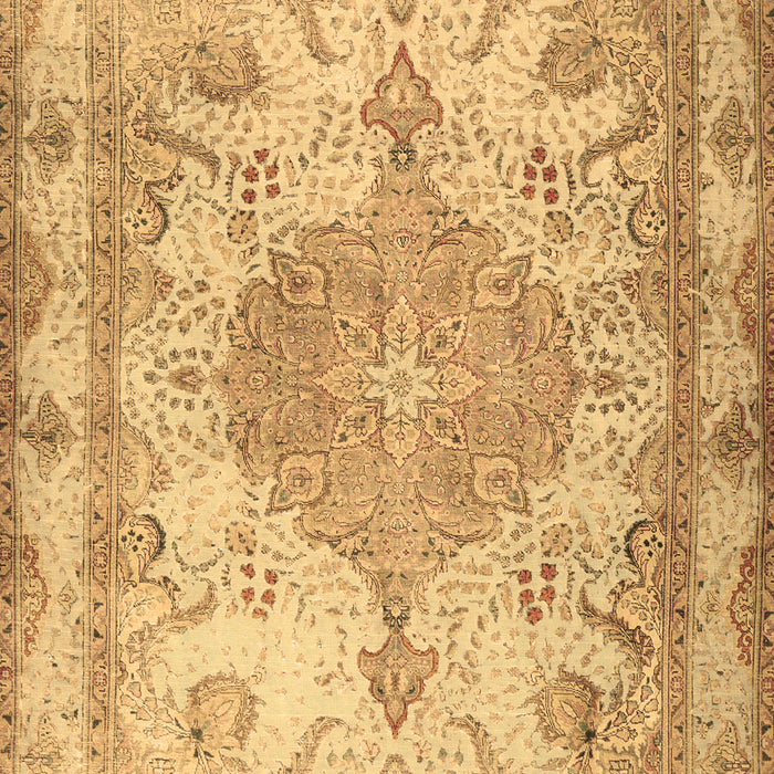 Machine Washable Persian Brown Traditional Rug, wshtr2951brn