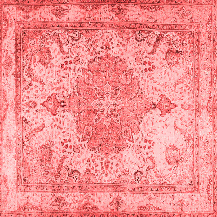 Machine Washable Persian Red Traditional Rug, wshtr2951red