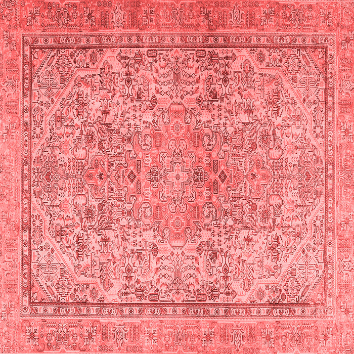 Machine Washable Persian Red Traditional Rug, wshtr2952red