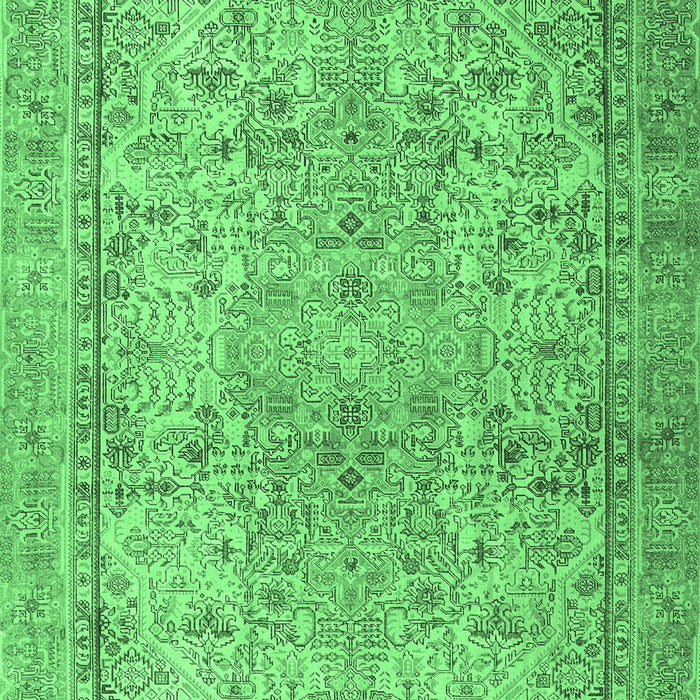 Persian Emerald Green Traditional Rug, tr2952emgrn