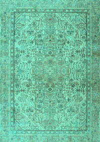 Persian Turquoise Traditional Rug, tr2952turq