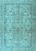 Machine Washable Persian Light Blue Traditional Rug, wshtr2952lblu