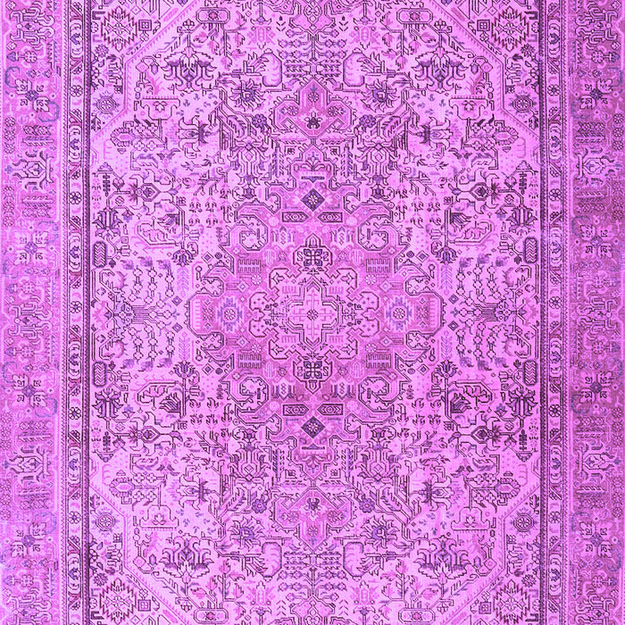 Machine Washable Persian Purple Traditional Area Rugs, wshtr2952pur