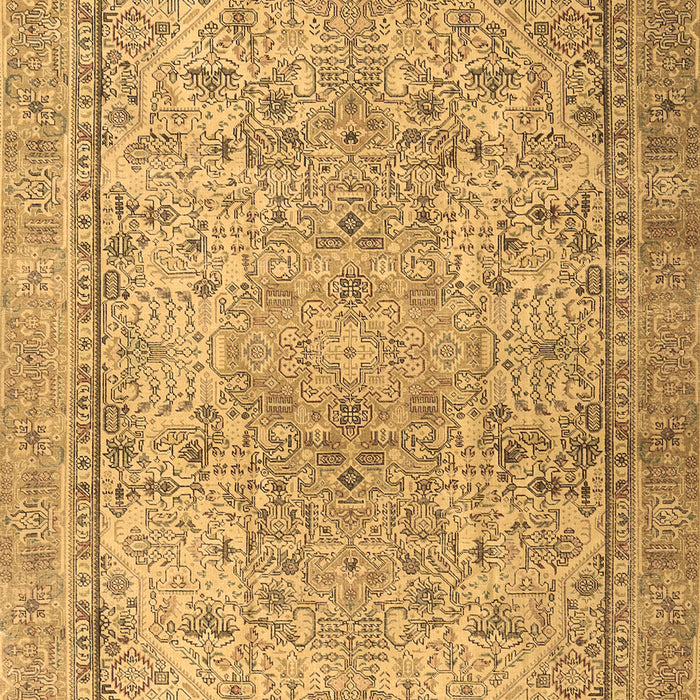 Machine Washable Persian Brown Traditional Rug, wshtr2952brn