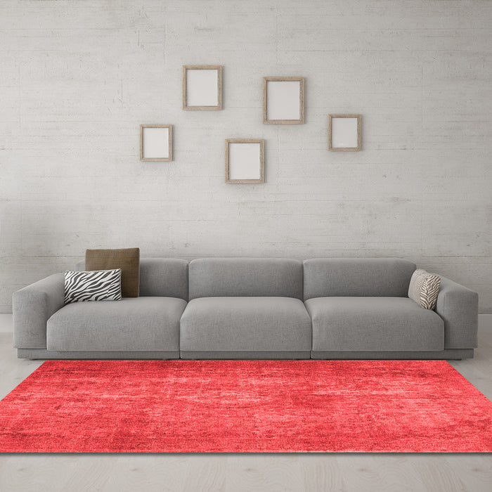Traditional Red Washable Rugs