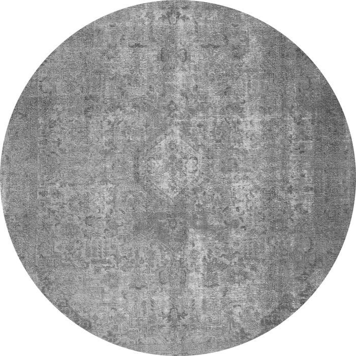 Square Persian Gray Traditional Rug, tr2953gry