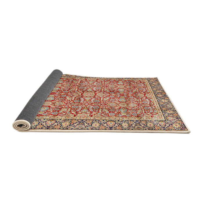 Sideview of Traditional Brown Persian Rug, tr2954