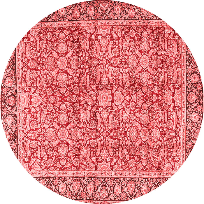 Machine Washable Persian Red Traditional Rug, wshtr2954red