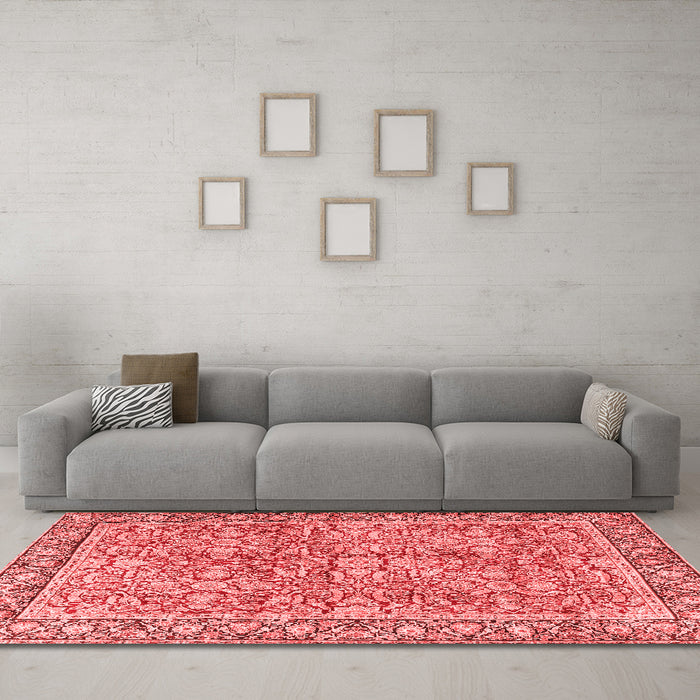 Traditional Red Washable Rugs