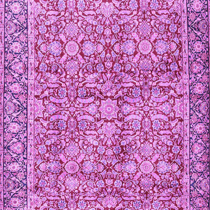 Machine Washable Persian Purple Traditional Area Rugs, wshtr2954pur