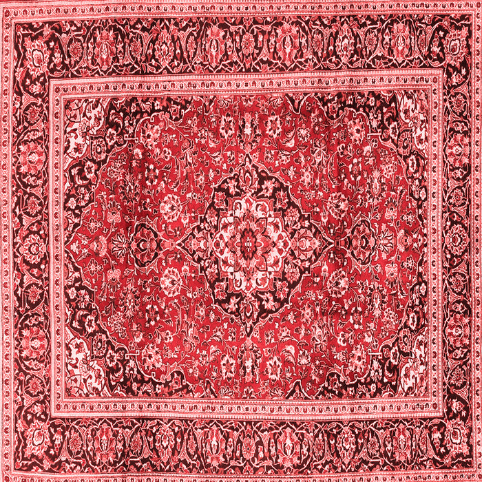 Medallion Red Traditional Rug, tr2955red