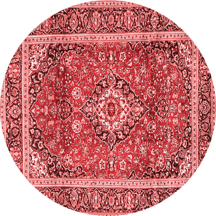 Medallion Red Traditional Rug, tr2955red