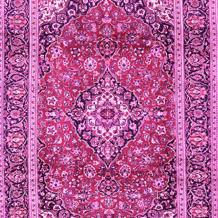 Medallion Pink Traditional Rug, tr2955pnk