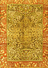 Persian Yellow Traditional Rug, tr2956yw
