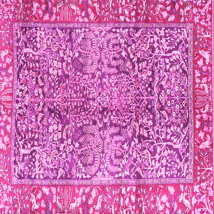 Square Persian Pink Traditional Rug, tr2956pnk